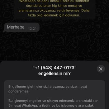 WhatsApp' Da Şüpheli Mesaj.