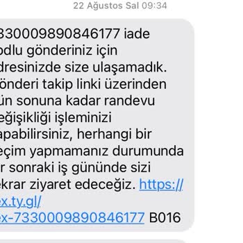 Trendyol Express Ürünü İade Ettim Fakat Ürün Ortada Yok