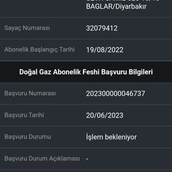Diyargaz Abonelik İptal Edilmiyor