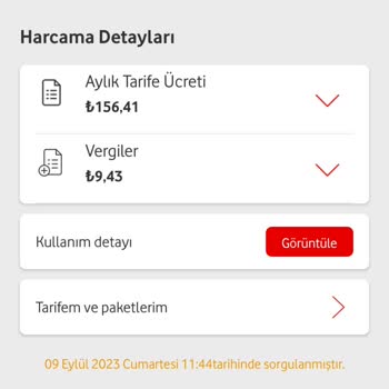 Vodafone Tarife Fahiş Fiyat Artış Talebi