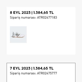 Adidas Türkiye Stok Hatası