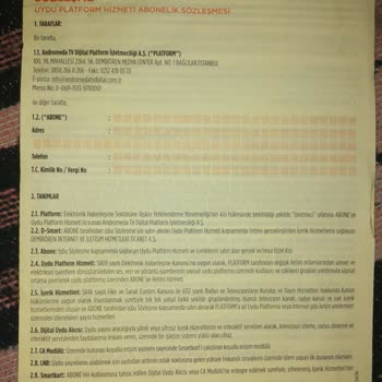 D Smart Aboneliği İptali