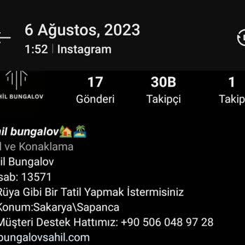 Sapanca Sahil Bungalow Hesabı Tarafından Yanıltıldım