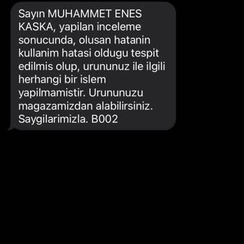 Lescon Ürünü Satarken Garanti Verip Ürün Kullanıldığında Da Hata Tüketicide