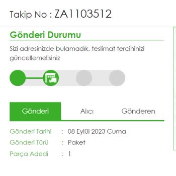 Yine Yine Ve Yine Kolay Gelsin Paketimi Teslim Etmedi