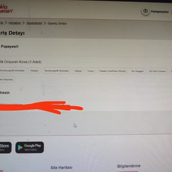 Tıkla Gelsin Popeyes Bayat Menü Fazla Para