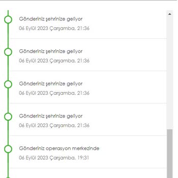 Kolay Gelsin Teslim Edilmeyen Gönderi.