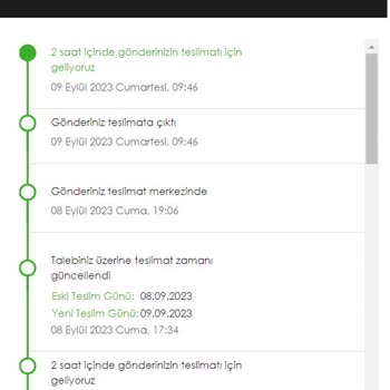 Kolay Gelsin Teslim Edilmeyen Gönderi.