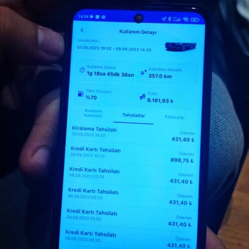 GetirAraç Ödeme Aldığımız Paketin 10 Katından Fazla