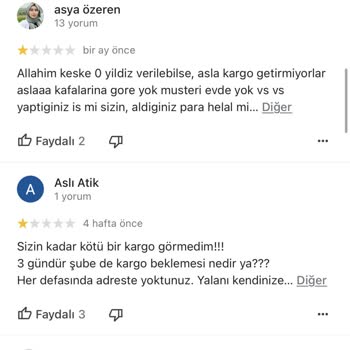 Aras Kargo Teslim Edilmeyen Kargo