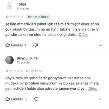 Aras Kargo Teslim Edilmeyen Kargo
