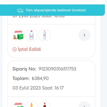 A101 Siparişin Getirilmemesi Paranın Hesabımdan Çekilmesi