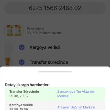Hepsijet Sancaktepe Aktarma Merkezi Kargomu 10gündür Getirmiyor.