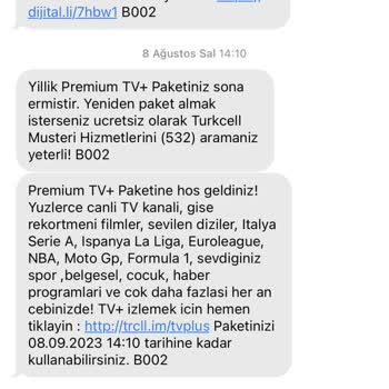 TV+ İptal Sorunu/onay Alınmadan Yenilenmesi.