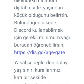 Discord Hesabım 13 Yaşından Küçük Diye Devre Dışı Bırakıldı
