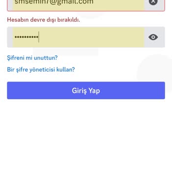 Discord Hesabım 13 Yaşından Küçük Diye Devre Dışı Bırakıldı