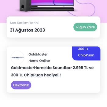 Chippin Puanlarımın Yüklenmemesi Ve Konu Hakkında Dönüş Yapılmaması