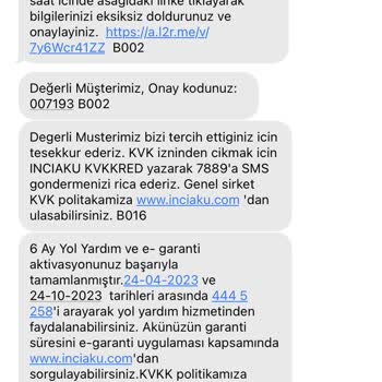 İnci Akü 4 Aylık Akünün Arızalanması