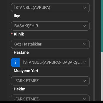 Başakşehir Çam ve Sakura Şehir Hastanesi Çam Ve Sakura Dan Randevu Alınmıyor.