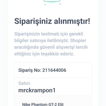 MRC Krampon Aldığım Ürünle İlgili Elime Ulasan Hiçbir Şey Yok