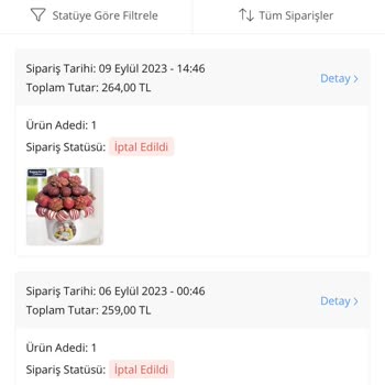 ÇiçekSepeti Siparişim Adrese Teslim Olmadı Denilip Saatler Sonra İptal Ediliyor