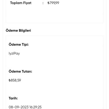 Oyku Wear Ürünüm Bana Gelmedi Ama Kargo Parasını Kesiyorlar