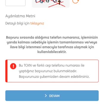 ING T. C. Numaramın Kullanılması