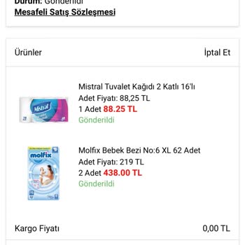 A101 İnternet Alışverişi Süreci