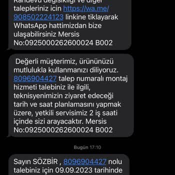 Vestel Yetkili Servisi Kurulum Yapamaması