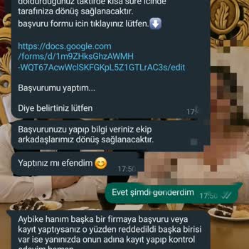 Maltin Group Evden İş İlanı İçin Şüpheli Bilgi Talebi