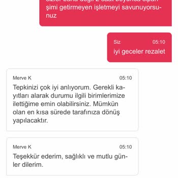 Yemek Sepeti Ücret İadesi Yapmıyor