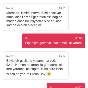Yemek Sepeti Ücret İadesi Yapmıyor