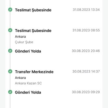 Trendyol (Ata Elektronik) Şehir İçi Teslimatı 2 Haftada Yapamadı