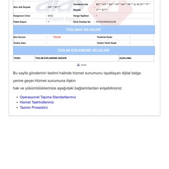 Benim Hocam Yayınevi Çok Geç Gelen Kargolar