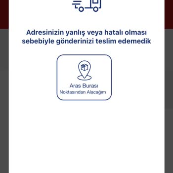 Aras Kargo Teslim Edilmeyen Ürün
