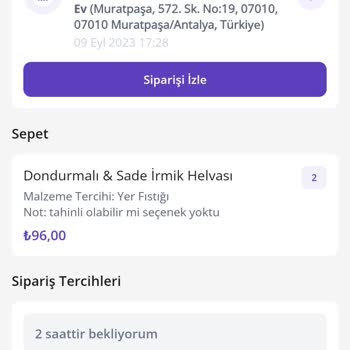 Getir' Den Verdiğim Sipariş Gecikti