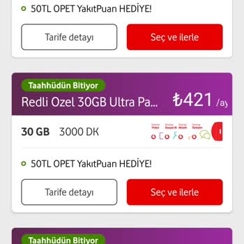 Vodafone Tarife Ücretlerinin Yüksekliği