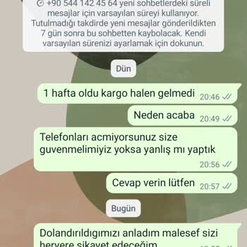 Vav Pratik Parasını Ödedim Ama Ürünü Teslim Etmediler