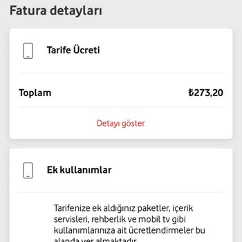 Vodafone Fatura Ve Memnuniyetsizlik