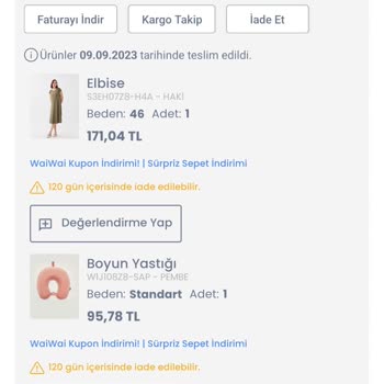 LCW Defolu Ürün Ve İstemediğim Renk Ürün Gönderdi.