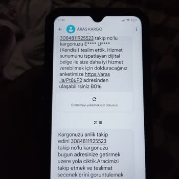 Aras Kargo Teslim Edilmeyen Kargo