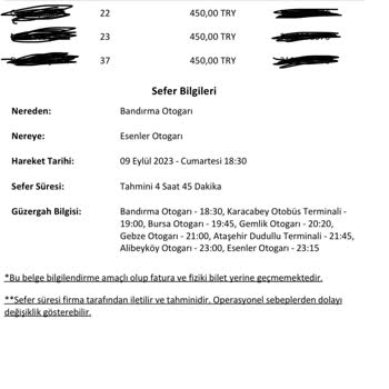 Kamil Koç Molasız Sefer Sorunu