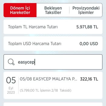 EasyCep Ücret İadesini Israrla Yapmıyor