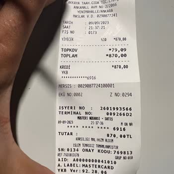 Ankamall Tavuk Dünyası Hizmetinden Memnun Kalmadım