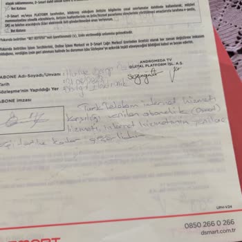 D-Smart Telekom Ev İnterneti Aboneliği Hakkında Şikayet