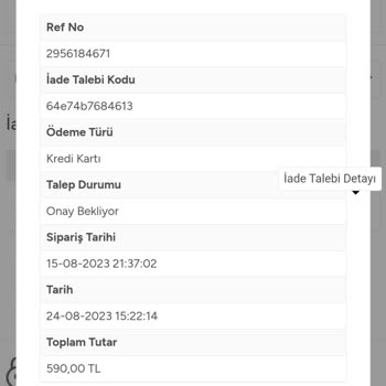 Takkı By Handan İade Kabul Etmemesi