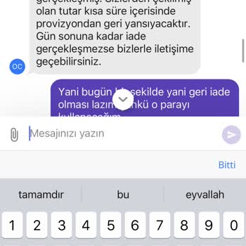 GETİR'in 2 Kere Aldığı Parayı İade Etmemesi
