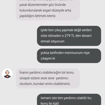 Vodafone 24 Aylık Taahhüt Olmasına Rağmen Aşırı Fiyat Artışı