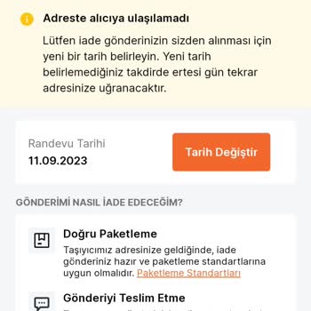 Trendyol Express Kuryenin Doğru Bilgi Girmemesi!