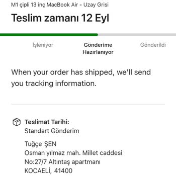 Apple Sipariş İptal Edememe Sorunu